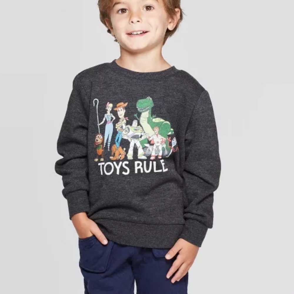$5 w Bundle! Kids Toy Story 4 Sweatshirt Toys Rule